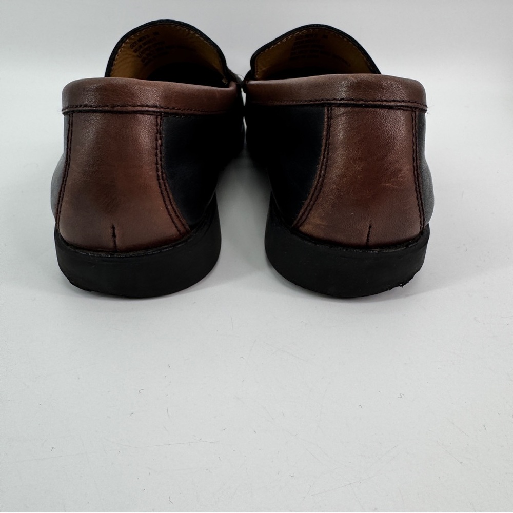 Giorgio Brutini Gel Tech Comfort Leather Loafers Black Brown Men 9 Shock Absorb - Picture 4 of 13